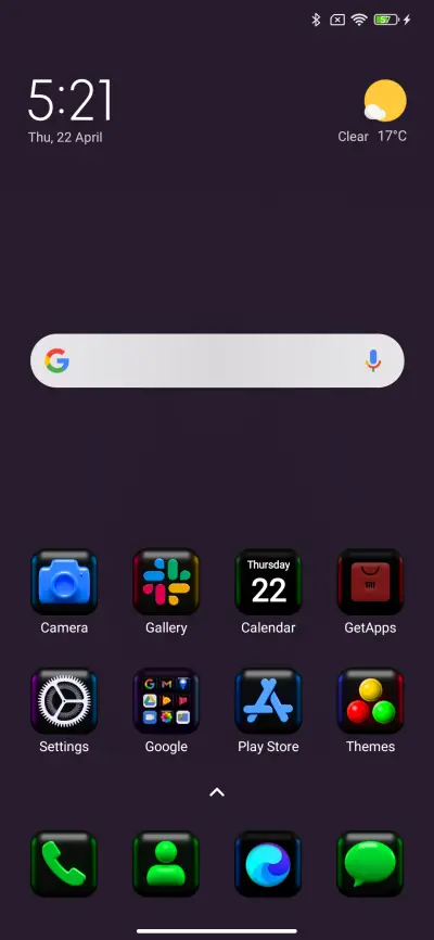 3D Shiny Black - Screenshot 2