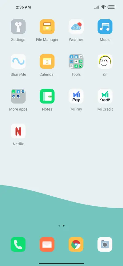 Cyan serenity - Screenshot 3