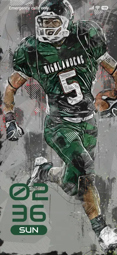 Gridiron Blaze THEME for Xiaomi MIUI HyperOS