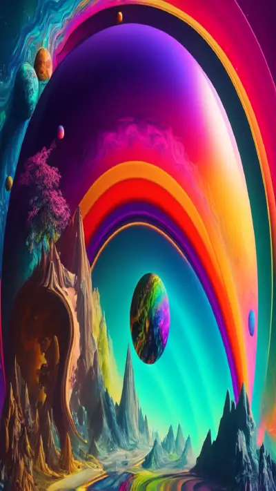 rainbow planet