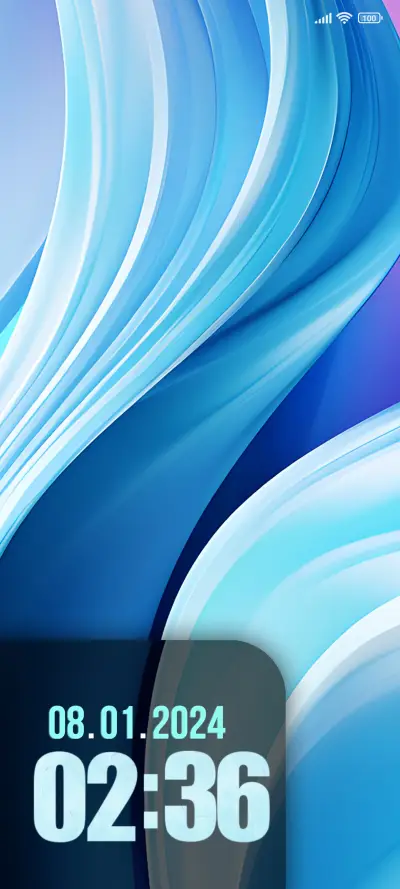 abstract flow THEME for Xiaomi MIUI HyperOS
