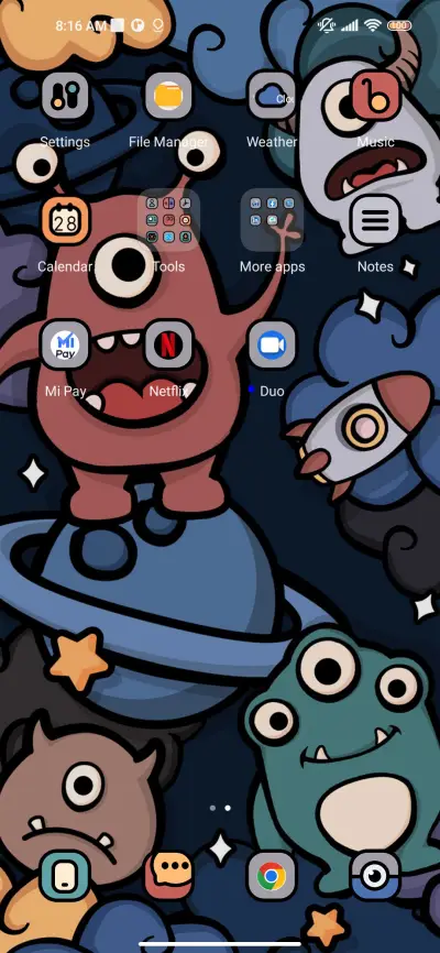 Retro cute monster - Screenshot 4