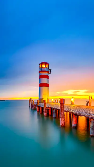 Evening at the lighthouse in Podersdorf, Neusiedlersee - Screenshot 1
