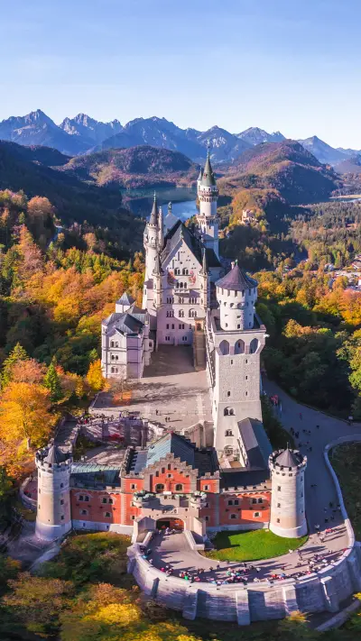 The symbol of germany neuschwanstein castle
