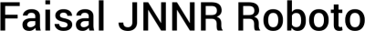 Faisal JNNR Roboto FONT for Xiaomi MIUI HyperOS
