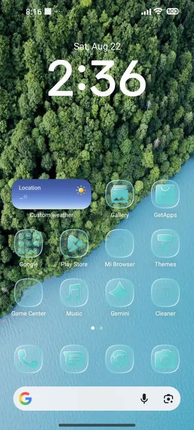 VK BLUE OS - Screenshot 2