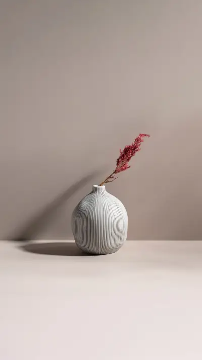 Minimalist still life scene