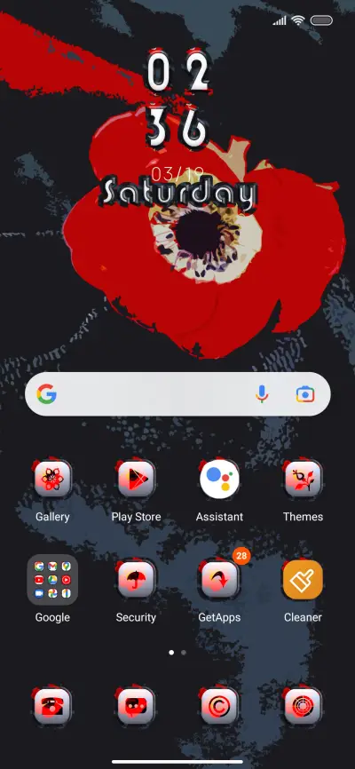 Red Black Flower - Screenshot 2