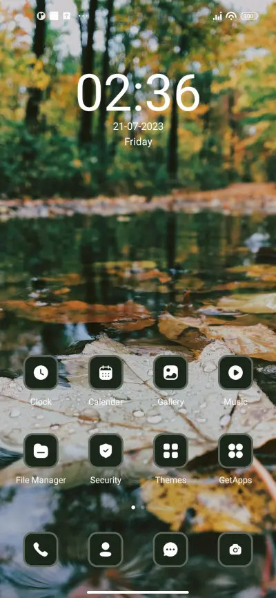 Floating leaf - Screenshot 2