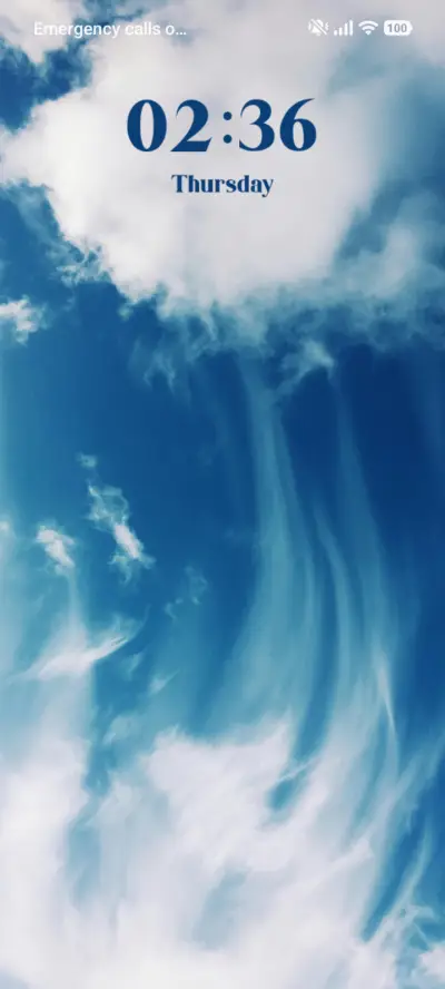 Blue Sky THEME for Xiaomi MIUI HyperOS