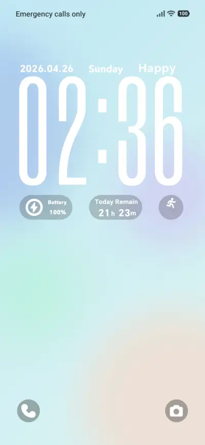 Mist Dawn Green THEME for Xiaomi MIUI HyperOS