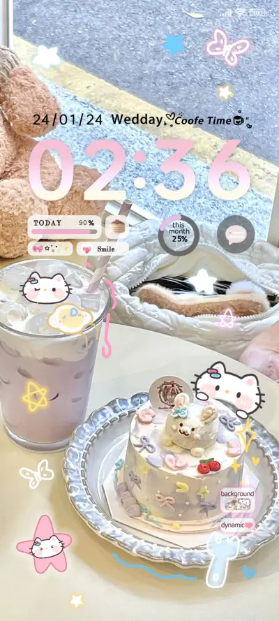 Ins cream cat cake