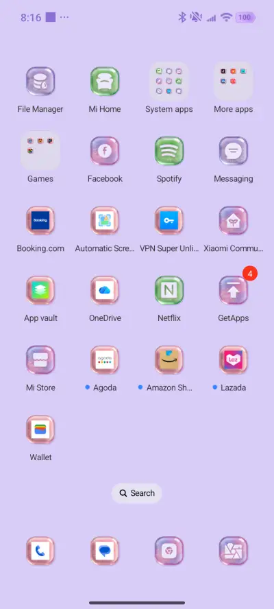 Purple glass - Screenshot 3