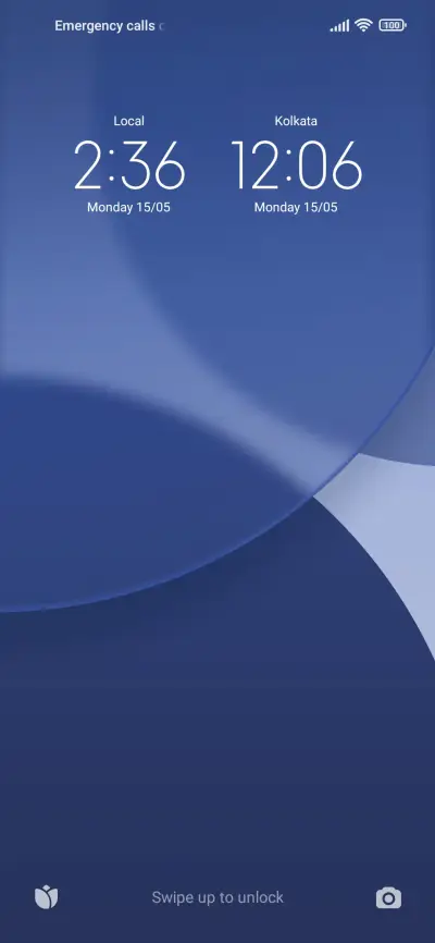 Dark blue 12X THEME for Xiaomi MIUI HyperOS