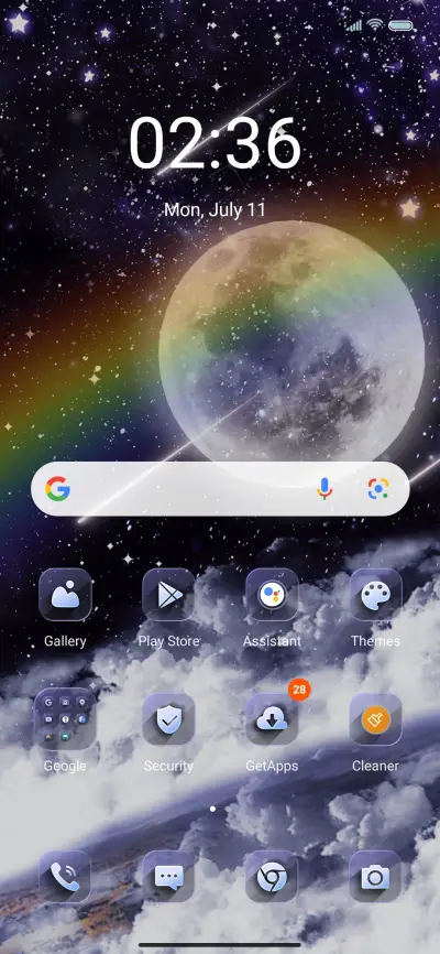 Dazzle night space - Screenshot 2