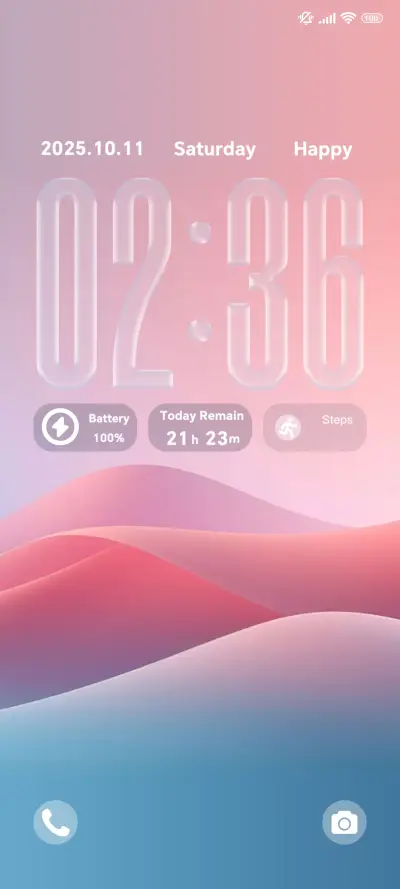 Pink Wave Curve