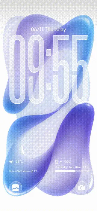 Simple grating THEME for Xiaomi MIUI HyperOS