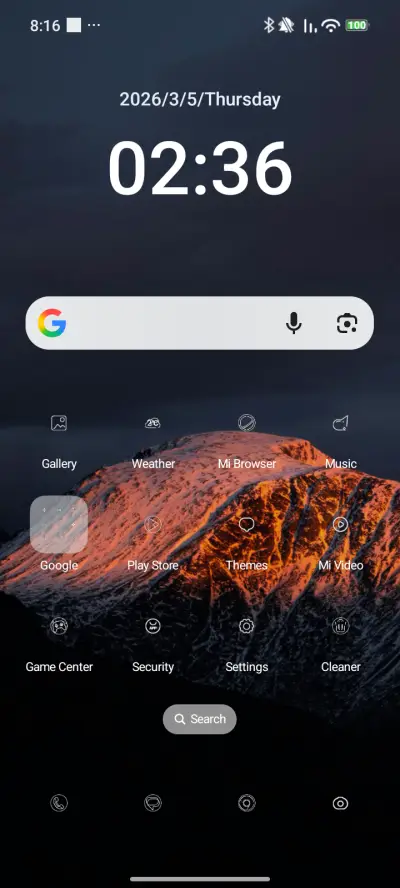 Live wallpaper-sun - Screenshot 2