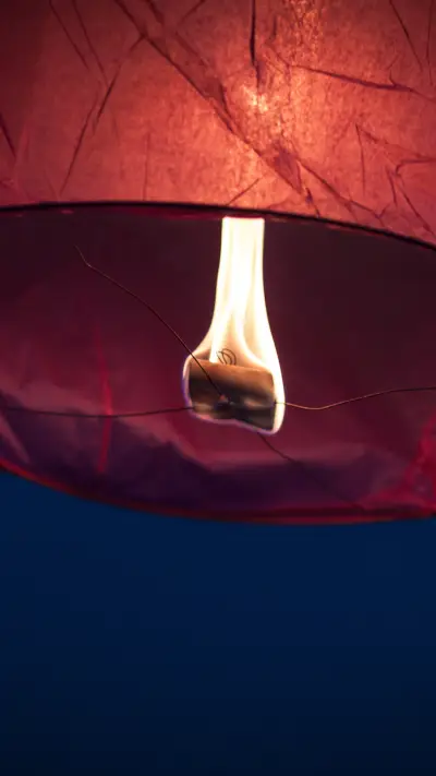 孔明灯- 【视觉中国】07