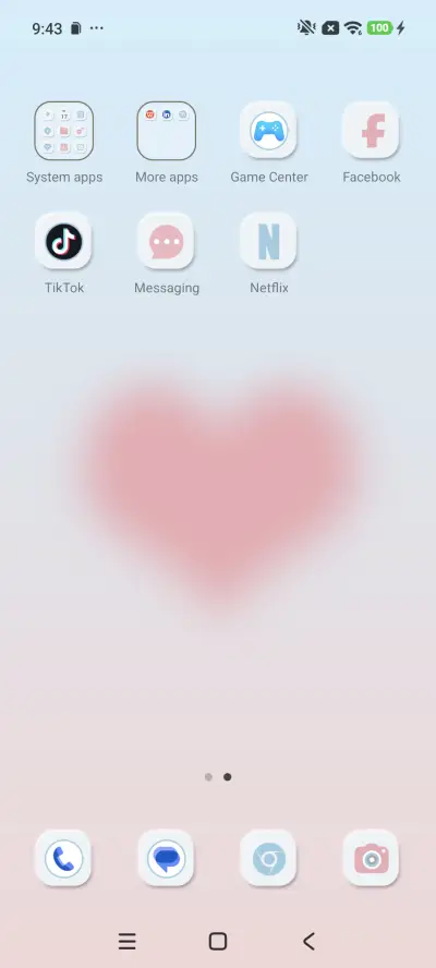 Pink Blue Minimal - Screenshot 3