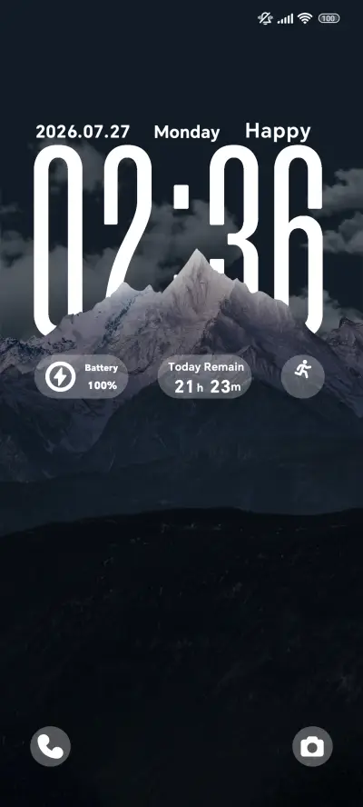 Misty Night Peak THEME for Xiaomi MIUI HyperOS