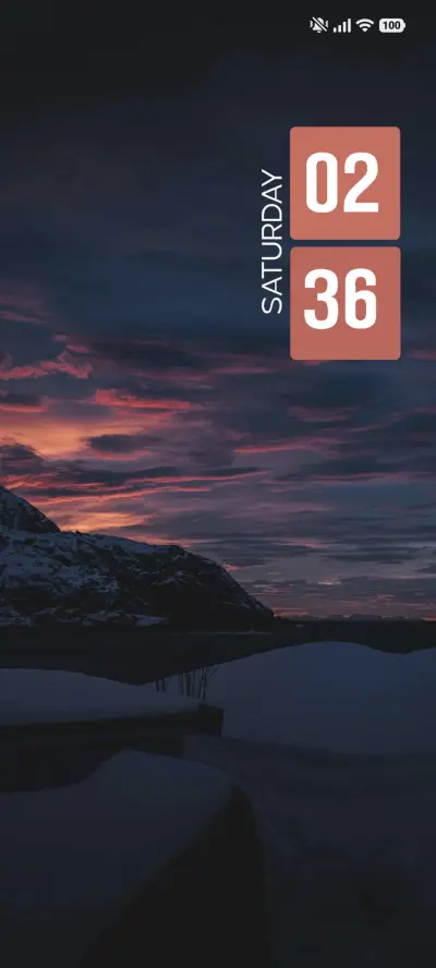 Sunset Mountain THEME for Xiaomi MIUI HyperOS