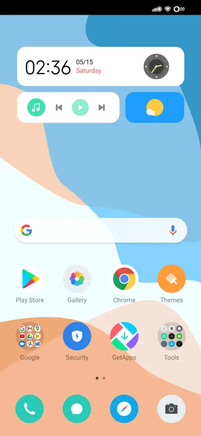 Blue OS v11 - Screenshot 2