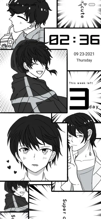 Anime guy THEME for Xiaomi MIUI HyperOS