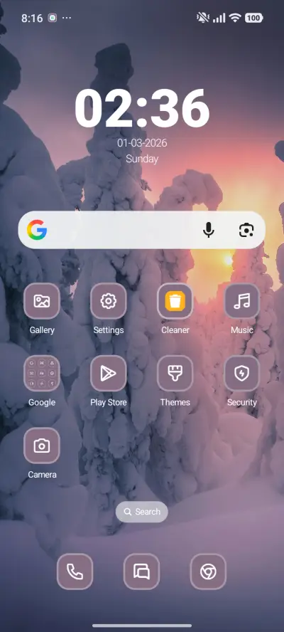 Snowy Tree - Screenshot 2