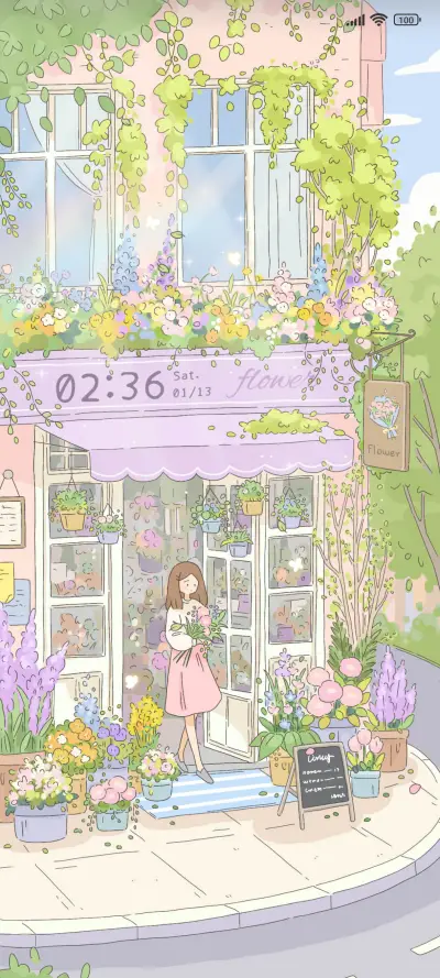 Healing flower THEME for Xiaomi MIUI HyperOS
