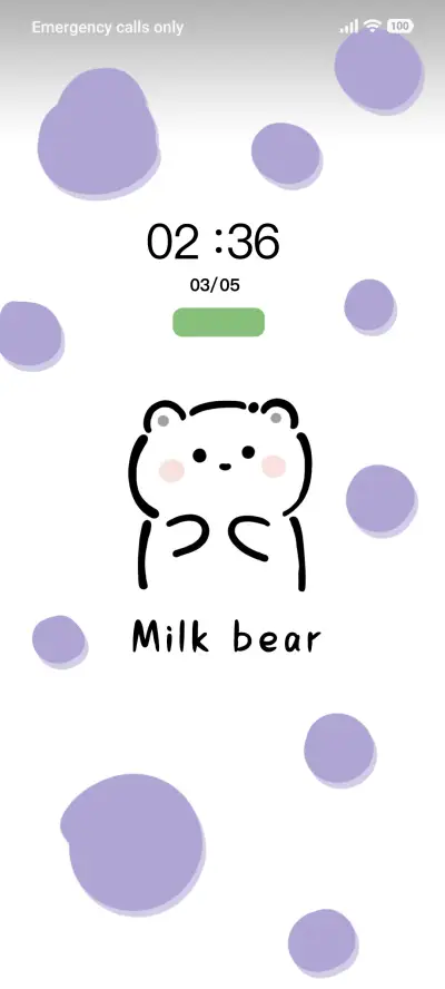 Iconic milk bear