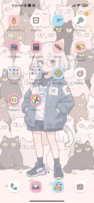 group cats girls - Screenshot 4