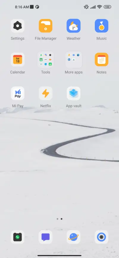 Simple Snowy Road - Screenshot 3