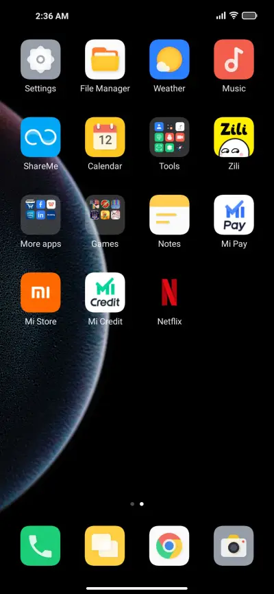 me UI - Screenshot 3