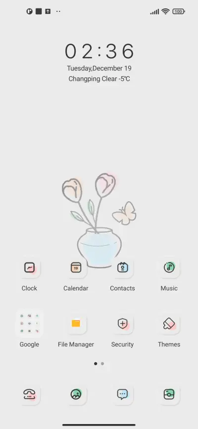 Minimalist flowers - Screenshot 2