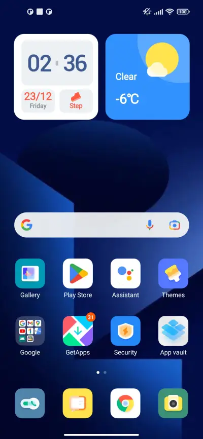 Blue shade - Screenshot 2