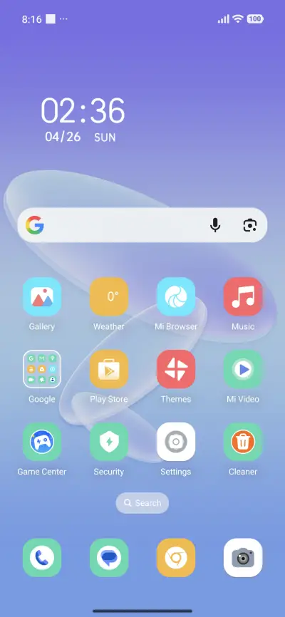 Blue Frost Glass - Screenshot 2