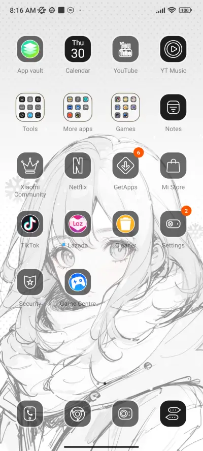 Snow Sketch Girl - Screenshot 4