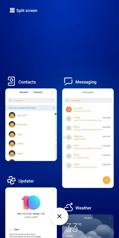 MBlue Splash - Screenshot 4