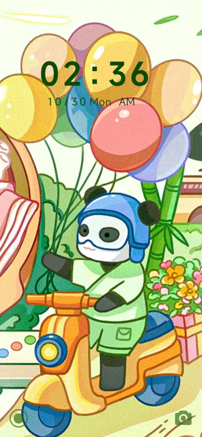Pandas in Chengdu THEME for Xiaomi MIUI HyperOS