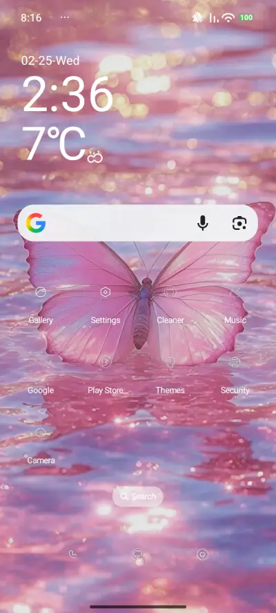 Pink Butterfly - Screenshot 2
