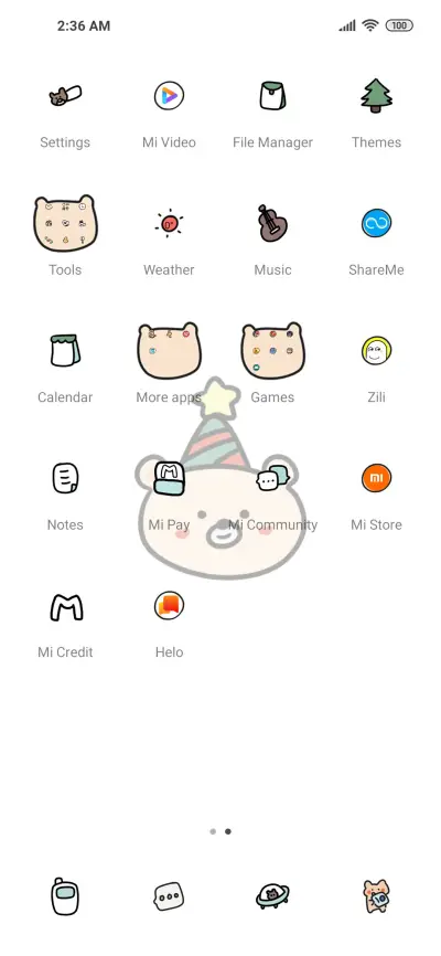 Widget Happy Bear - Screenshot 3