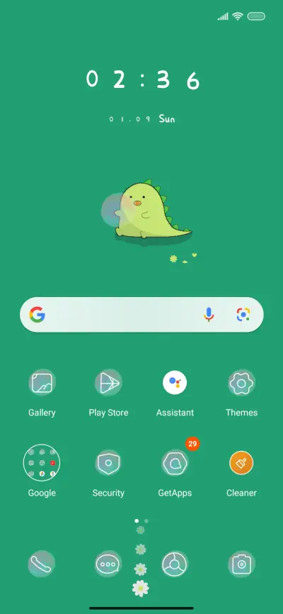 Green dinosaur - Screenshot 2