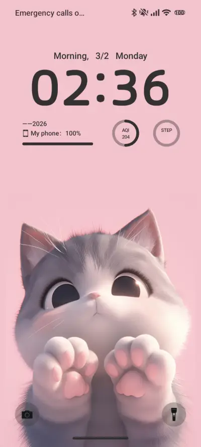 pink cat