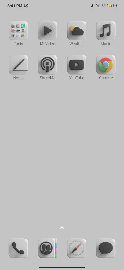 İos Dark White - Screenshot 3