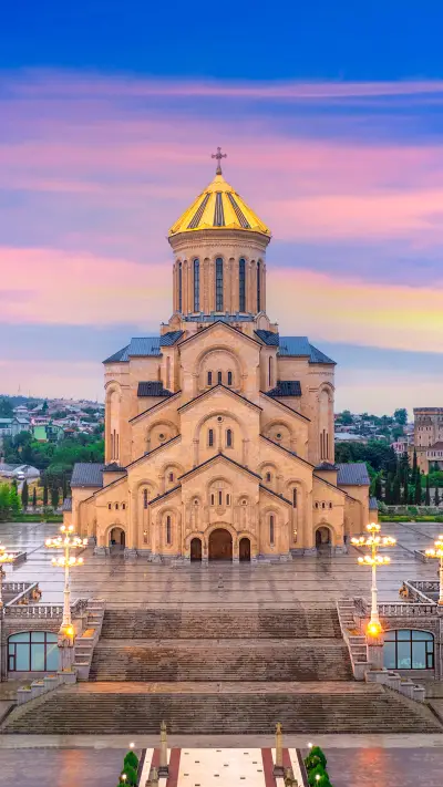 Holy Trinity Cathedral of Tbilisi in Georgia