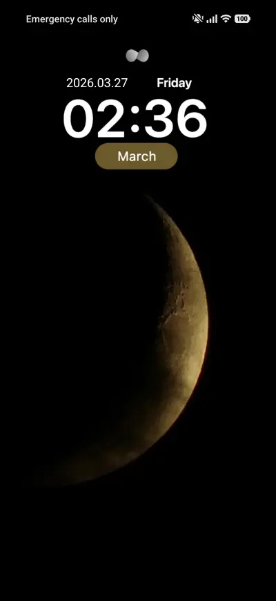 Eclipse Moon THEME for Xiaomi MIUI HyperOS