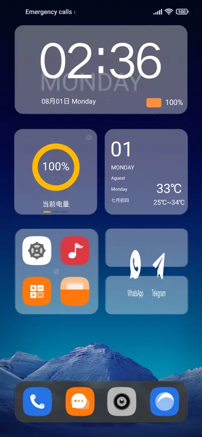 one
