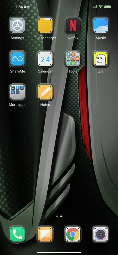 Metal silver wing - Screenshot 3