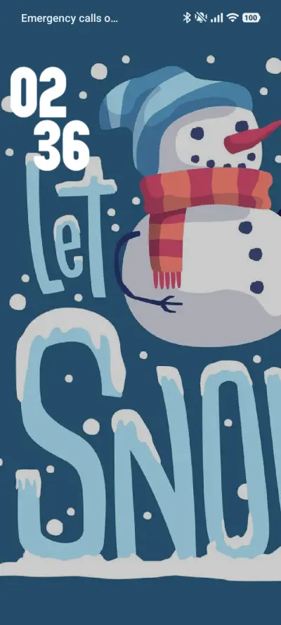 Snow Festive THEME for Xiaomi MIUI HyperOS